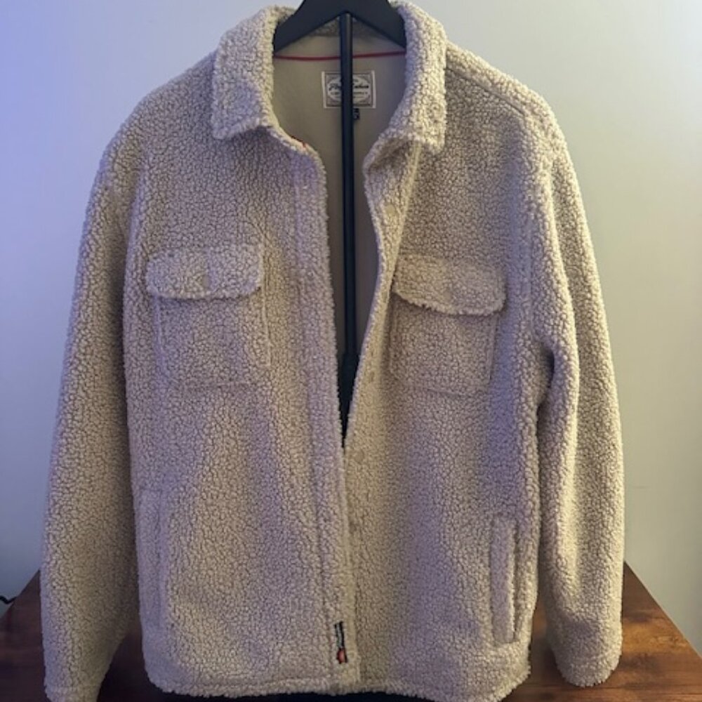 SCARSDALE FLEECE-LINED SHERPA SHIRT JACKET